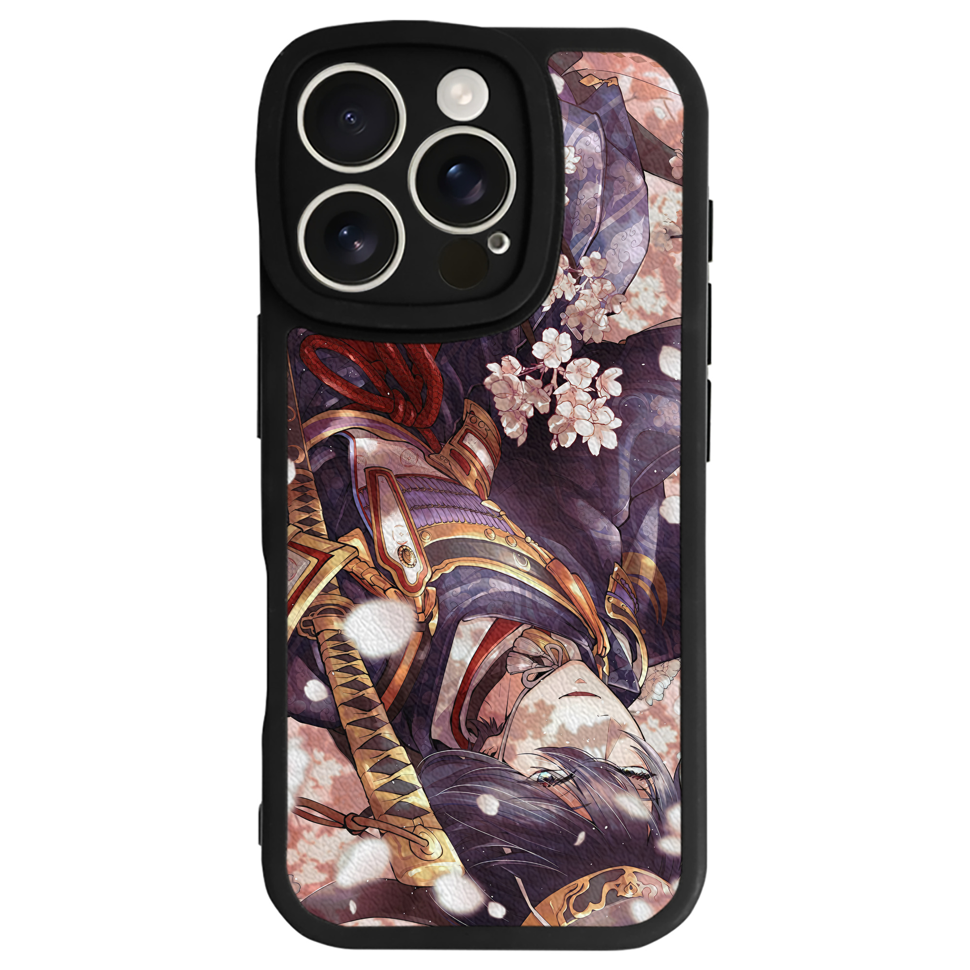 （画像用） 刀剣乱舞 Touken Ranbu 【iPhone 16シリーズ対応】シリコンスマホケース（レザー調） 材質：シリコン